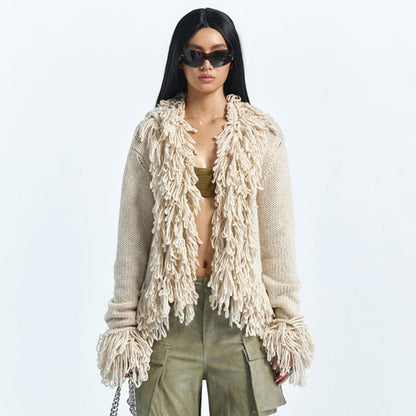 Women's Cardigan Long Sleeve Sweaters & Cardigans Simple Style Solid Color