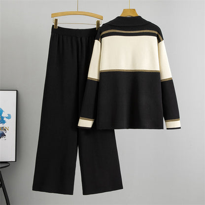 Holiday Daily Women's Vacation Simple Style Color Block Polyester Pants Sets Pants Sets