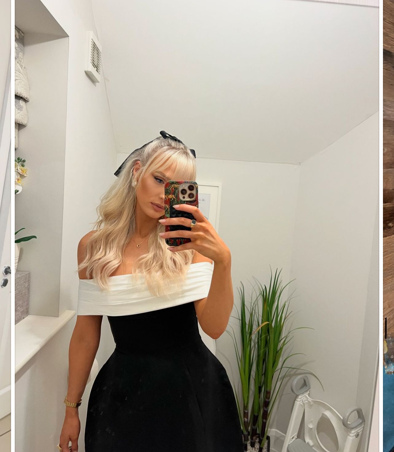 Women's Sheath Dress Streetwear Strapless Contrast Binding Sleeveless Contrast Collar Above Knee Holiday Daily