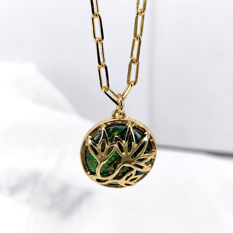 Vintage Gold Plated Pendant Necklace