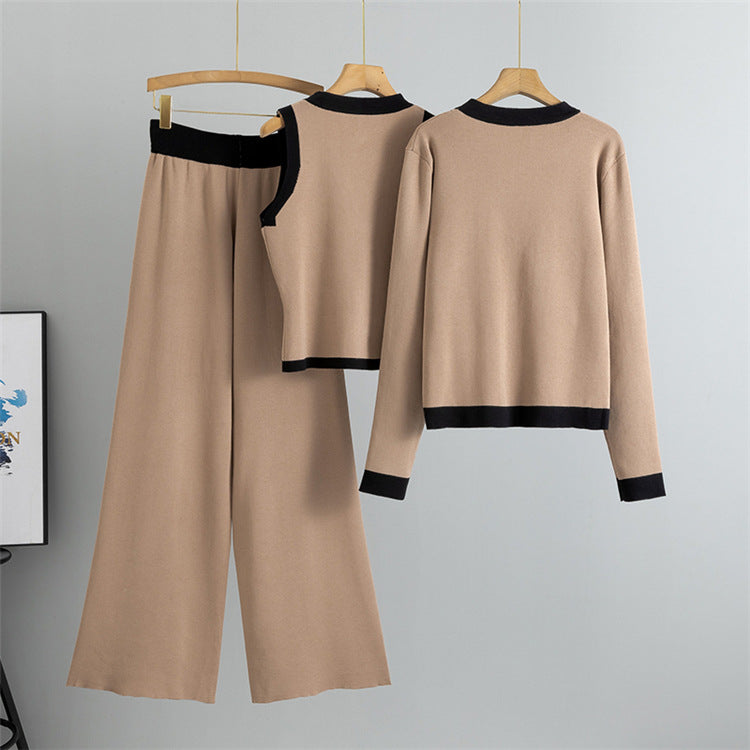 Holiday Daily Women's Vacation Simple Style Solid Color Polyester Pants Sets Pants Sets