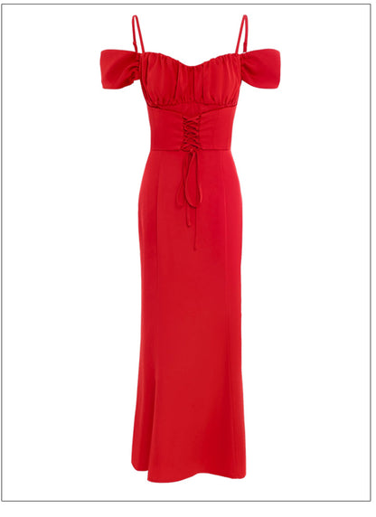 Women's Party Dress Vacation U Neck Sleeveless Solid Color Maxi Long Dress Cocktail Party