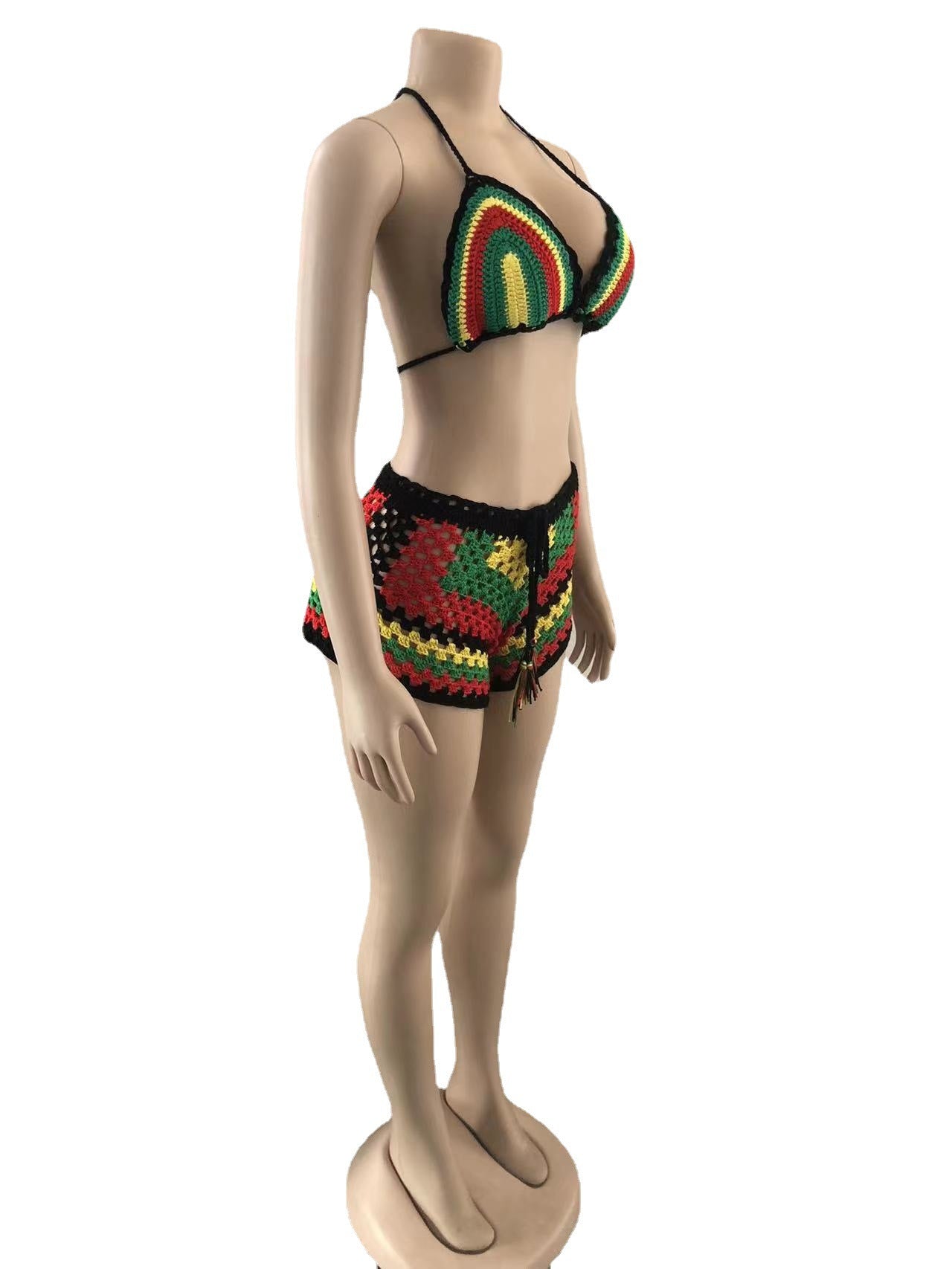 Women's Sexy Color Block 2 Pieces Set Tankinis Swimwear