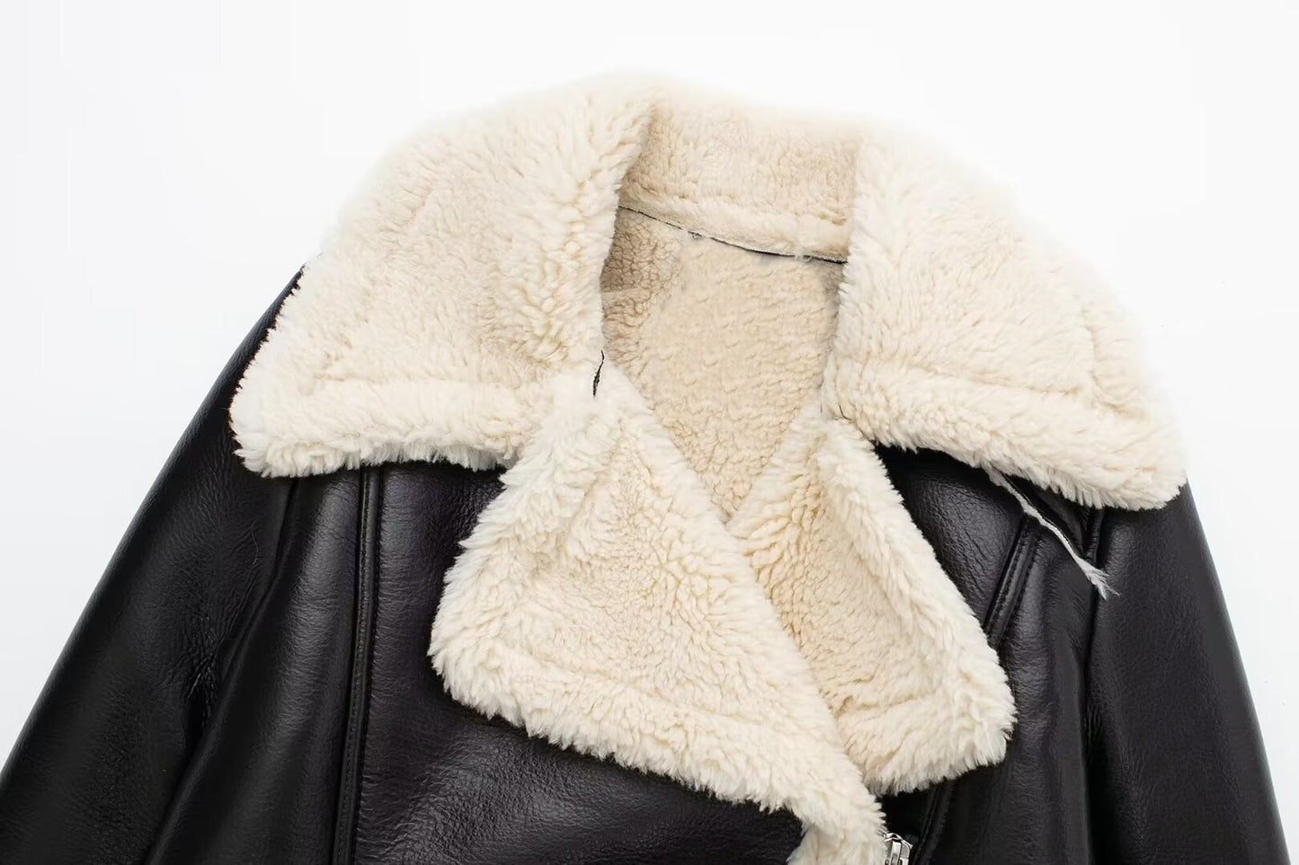 Women's Streetwear Solid Color Zipper Coat Casual Jacket