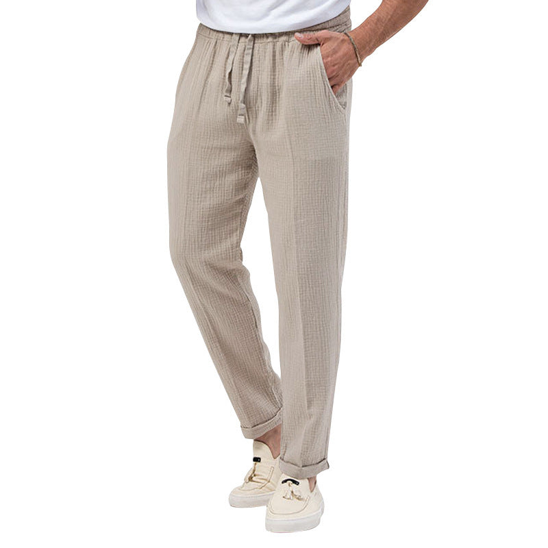 Men's Solid Color Simple Style Regular Fit Men's Bottoms