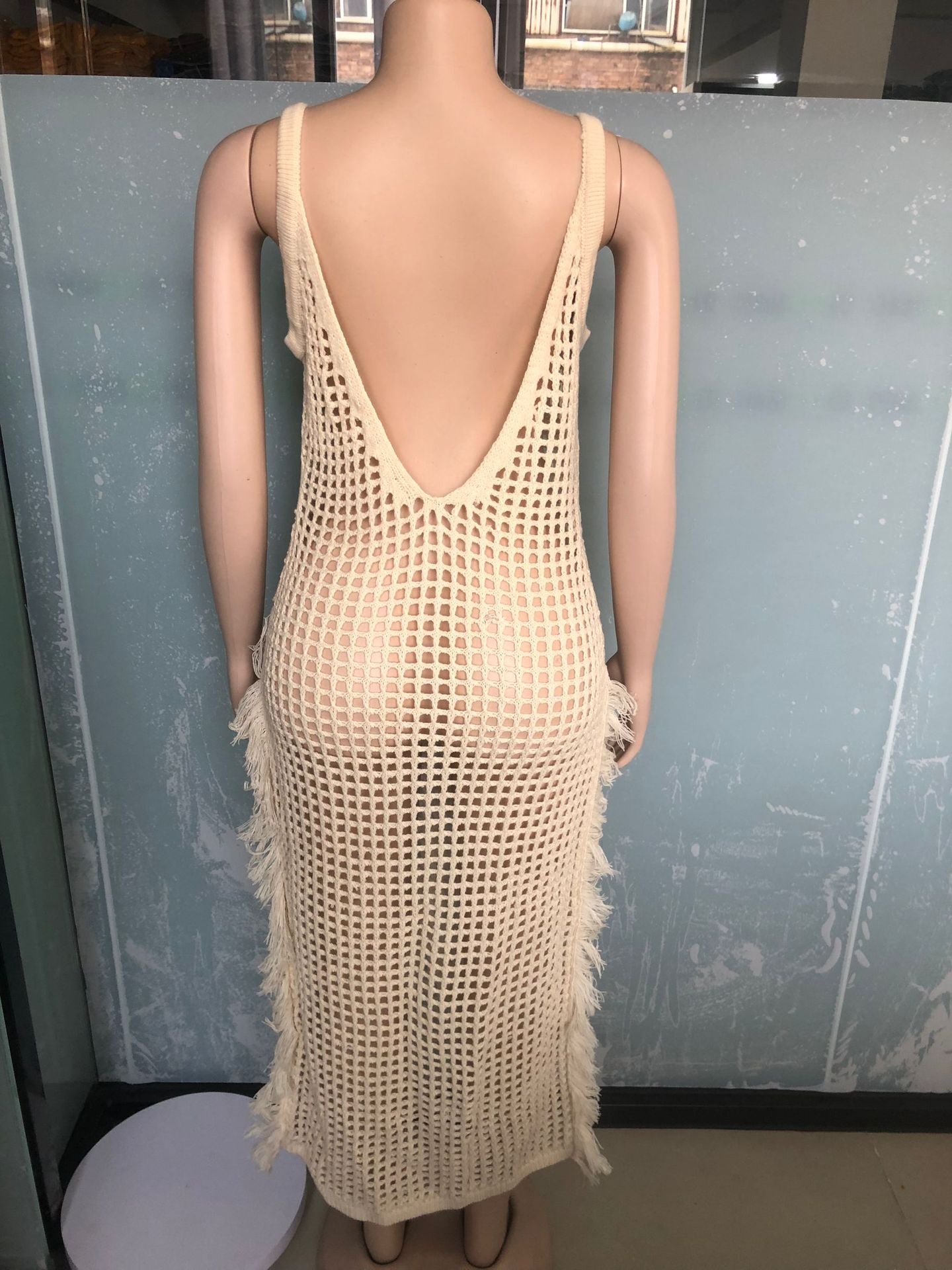 Women's Grid Elegant Sexy Cover Ups