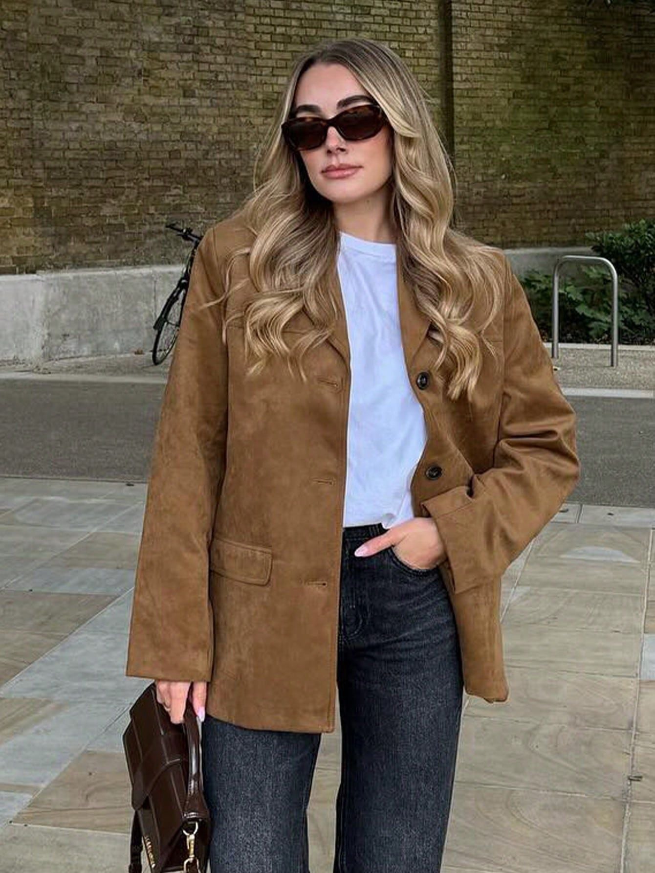 Women's Blazer Long Sleeve Blazers Streetwear Solid Color