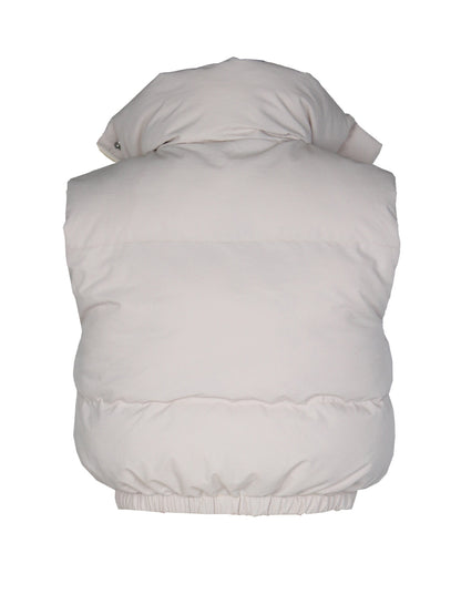 Women's Casual Solid Color Zipper Vest