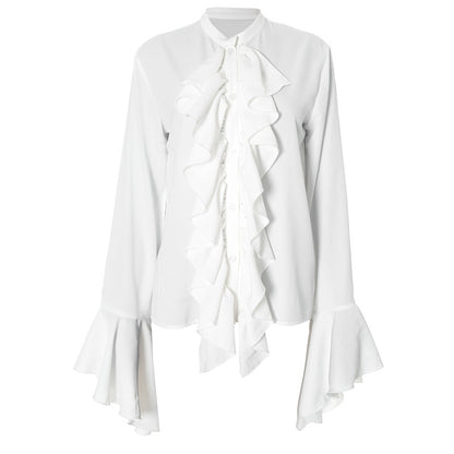 Women's Blouse Long Sleeve Blouses Vacation Simple Style Solid Color