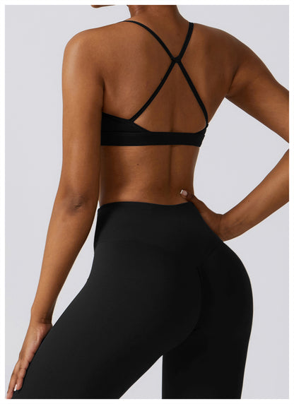 Simple Style Solid Color Nylon U Neck Active Tops Vest