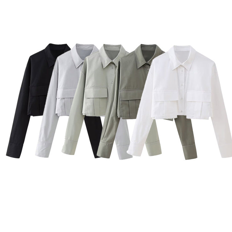 Women's Blouse Long Sleeve Blouses Casual Solid Color