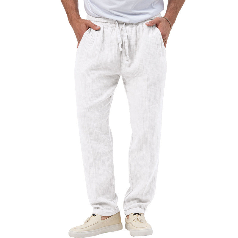 Men's Solid Color Simple Style Regular Fit Men's Bottoms