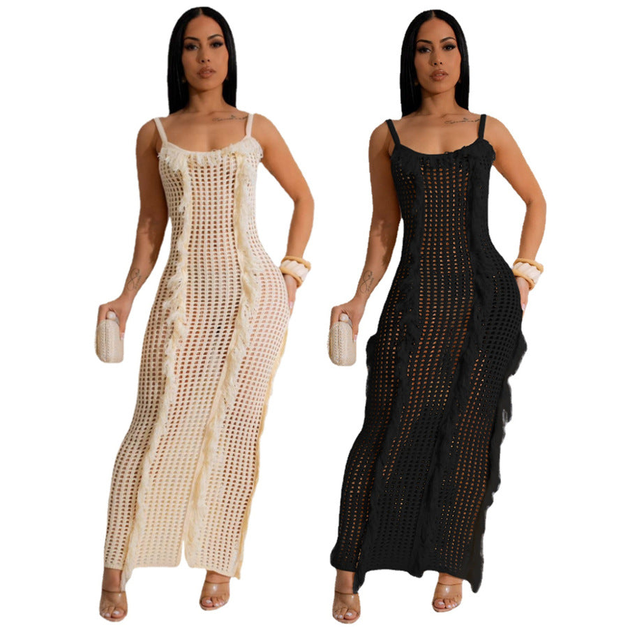 Women's Grid Elegant Sexy Cover Ups