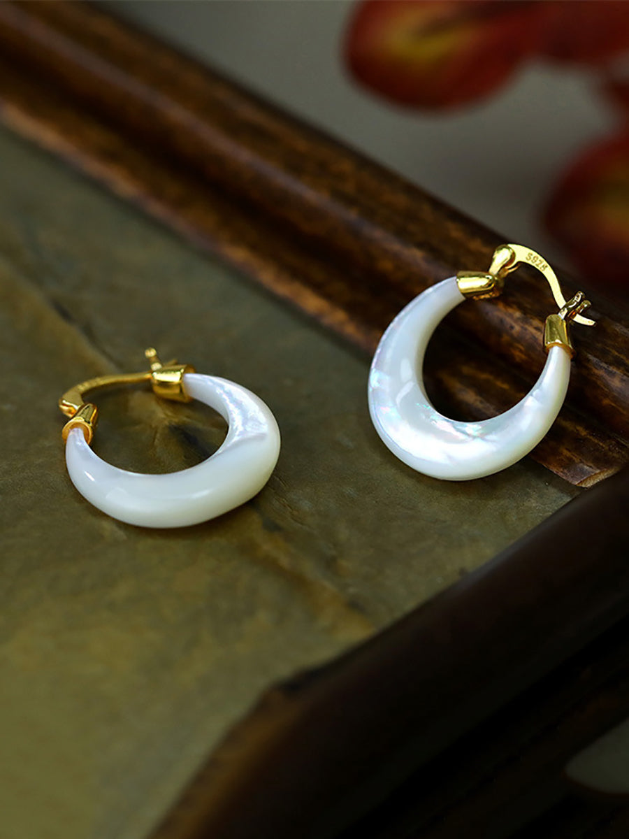 Women Artsy Pinctada Albina S925Sliver Earrings