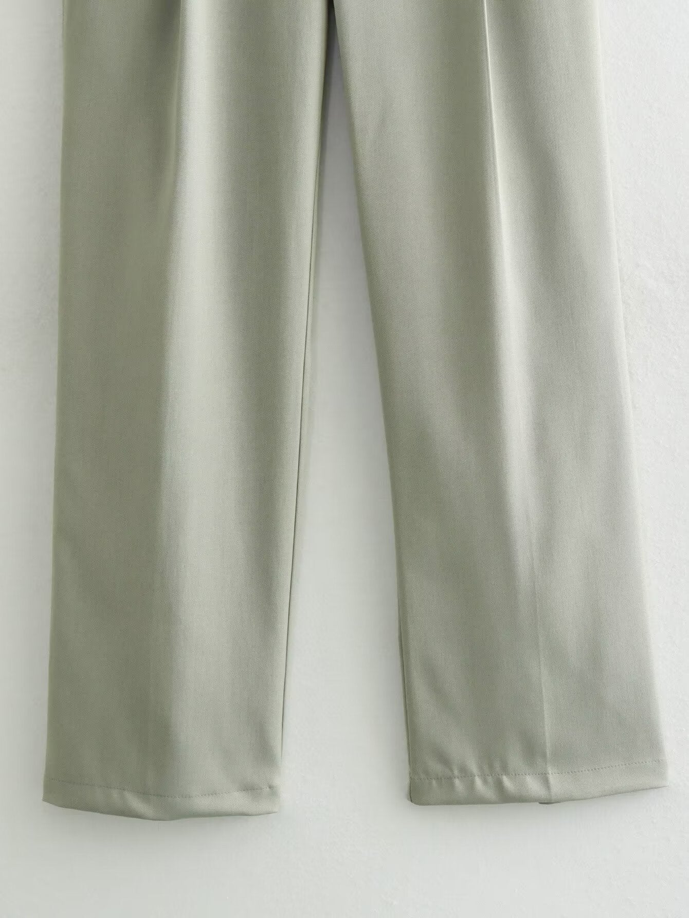 Daily Women's Casual Solid Color Polyester Pocket Pants Sets Pants Sets