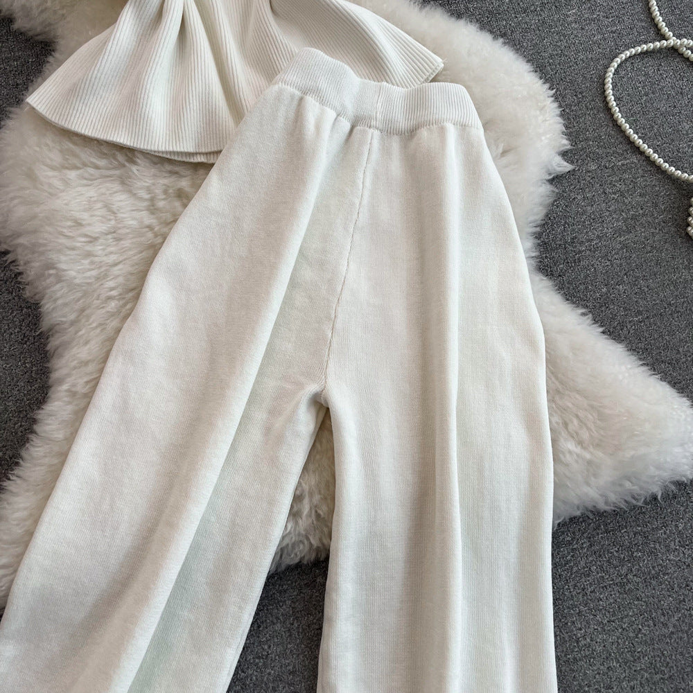 Daily Women's Casual Stripe Polyester Pants Sets Pants Sets