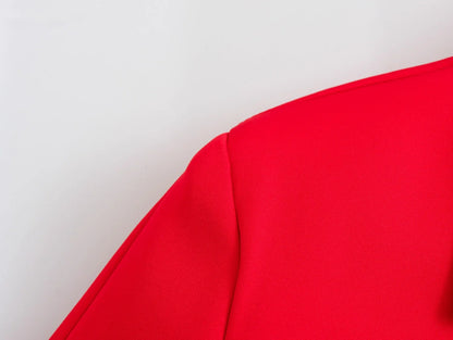 Women's Coat Long Sleeve Blazers Elegant Solid Color