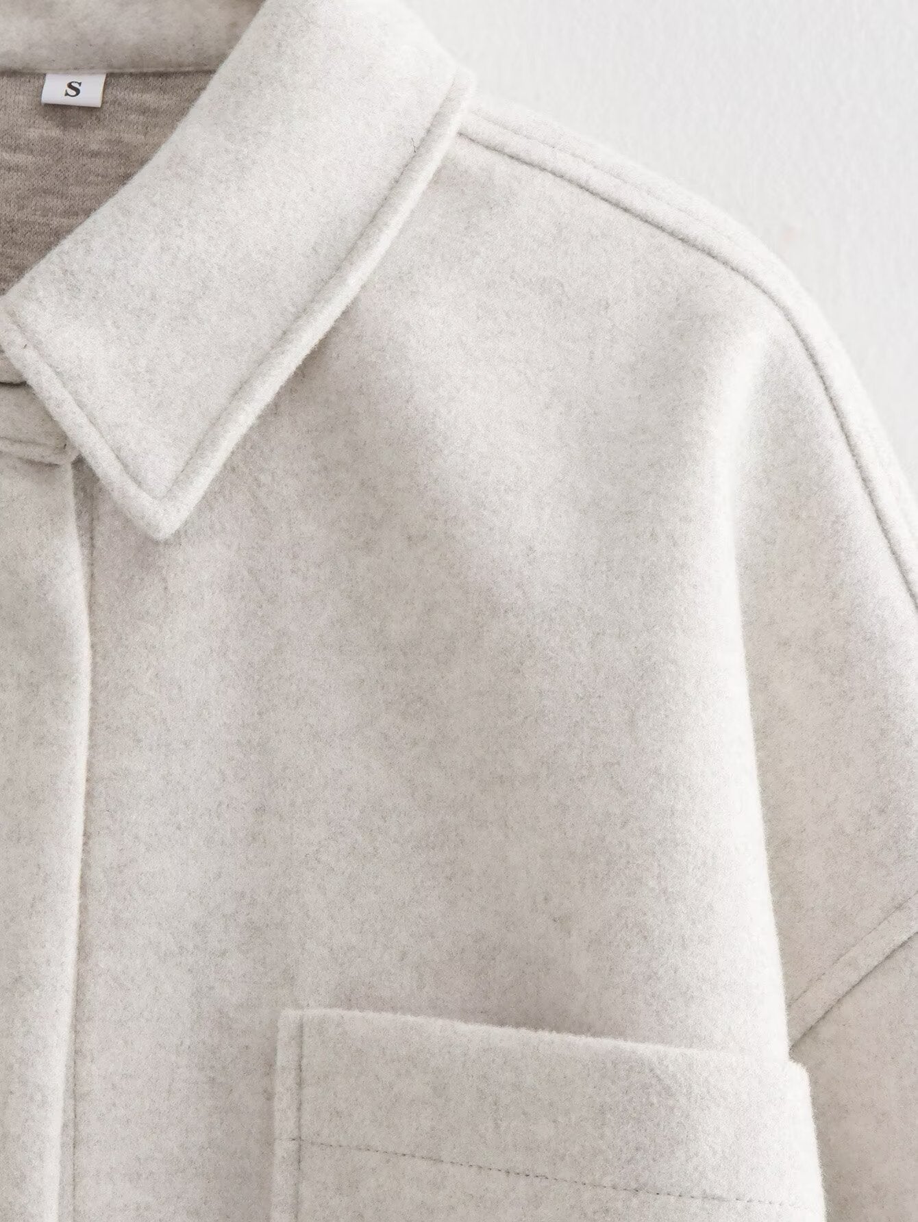 Women's Streetwear Solid Color Single Breasted Woolen Coat Woolen Coat