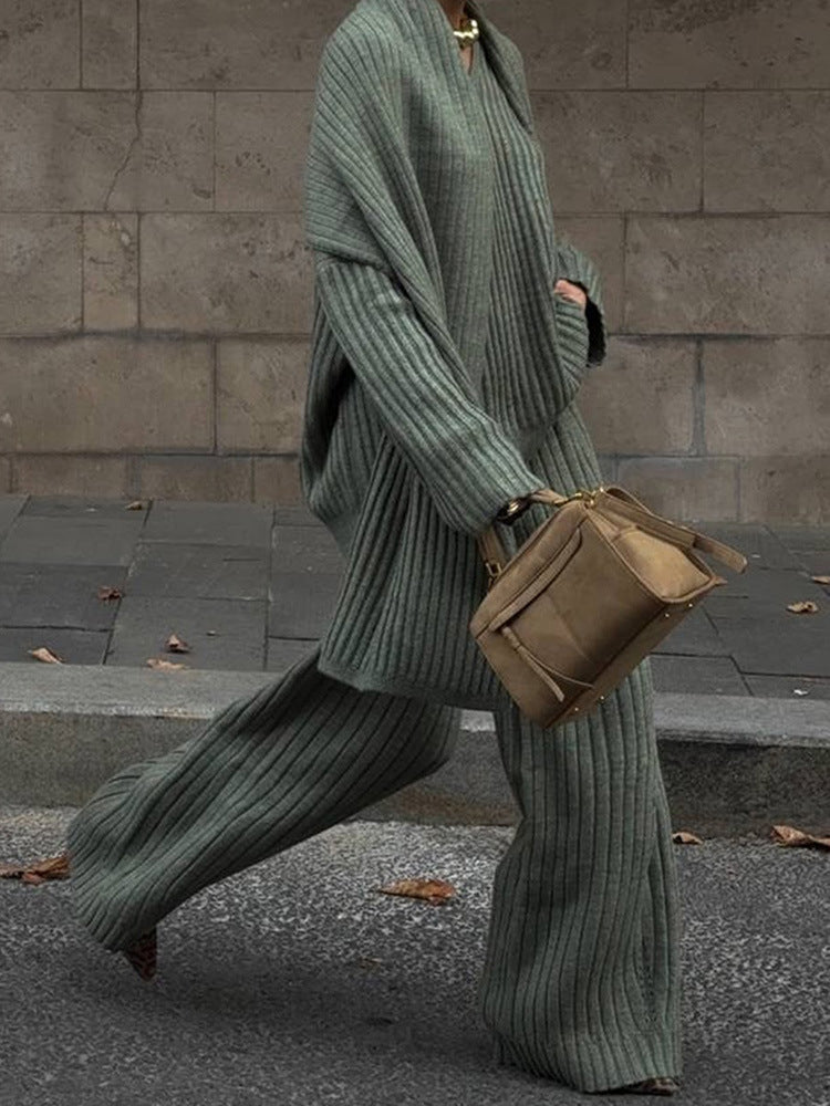 Holiday Wine Red Women's Vacation Simple Style Solid Color Polyester Pants Sets Pants Sets