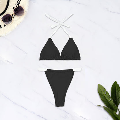 Women's Multicolor 2 Pieces Set Bikinis Swimwear