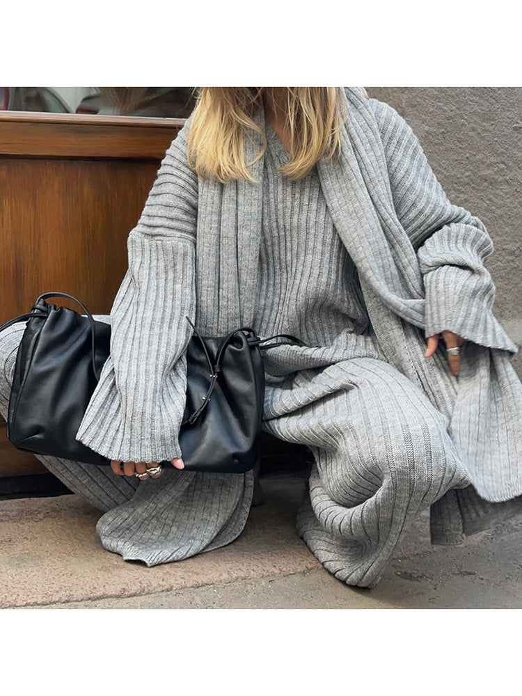 Holiday Wine Red Women's Vacation Simple Style Solid Color Polyester Pants Sets Pants Sets