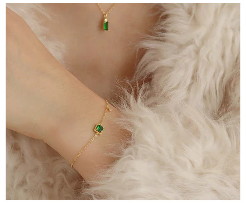 925 Sterling Silver cable chain Bracelets Shiny