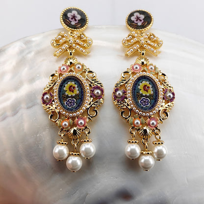 Bohemian Tassel Vintage Stud Earrings