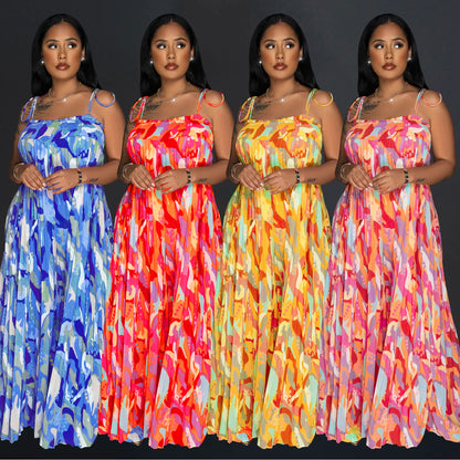 Women's Daily Casual Colorful Full Length Jumpsuits