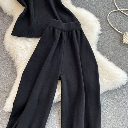 Daily Women's Casual Stripe Polyester Pants Sets Pants Sets