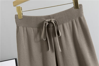 Holiday Daily Women's Vacation Simple Style Solid Color Polyester Pants Sets Pants Sets