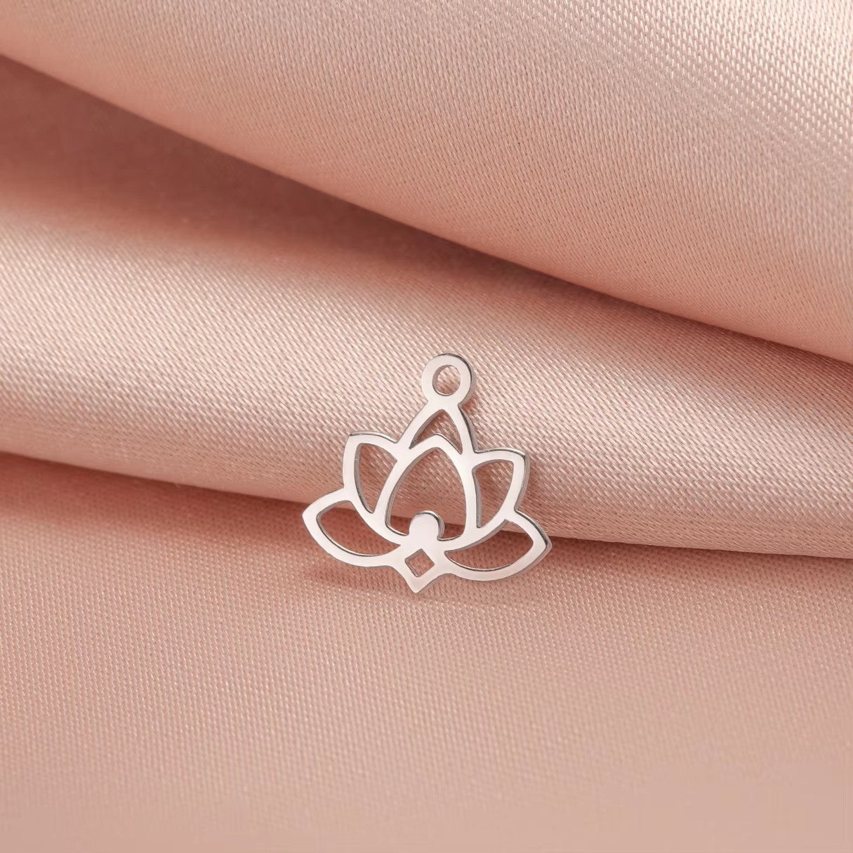 1 Piece 304 Stainless Steel Tortoise Flower Shell Pendant