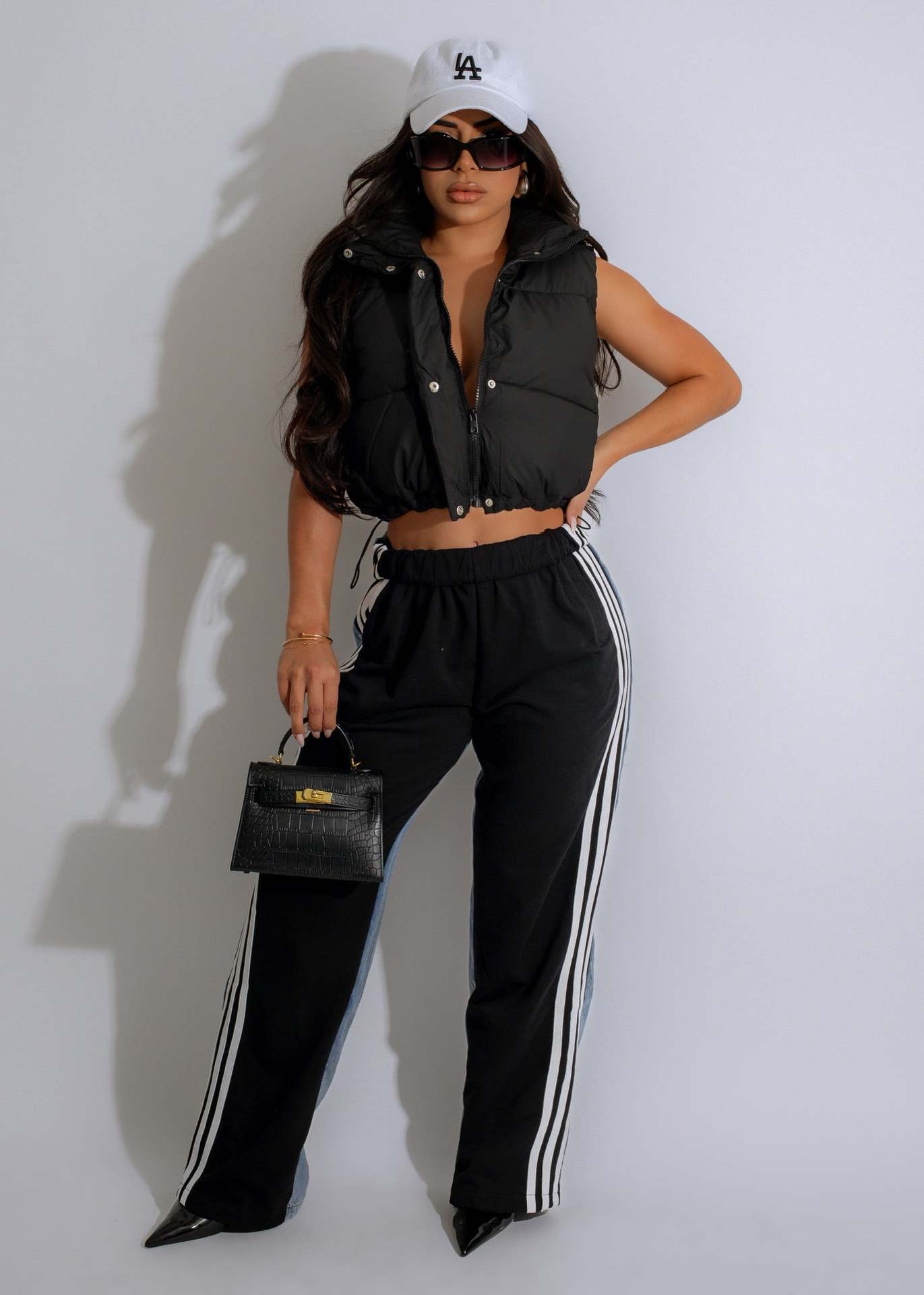 Women's Casual Solid Color Zipper Vest