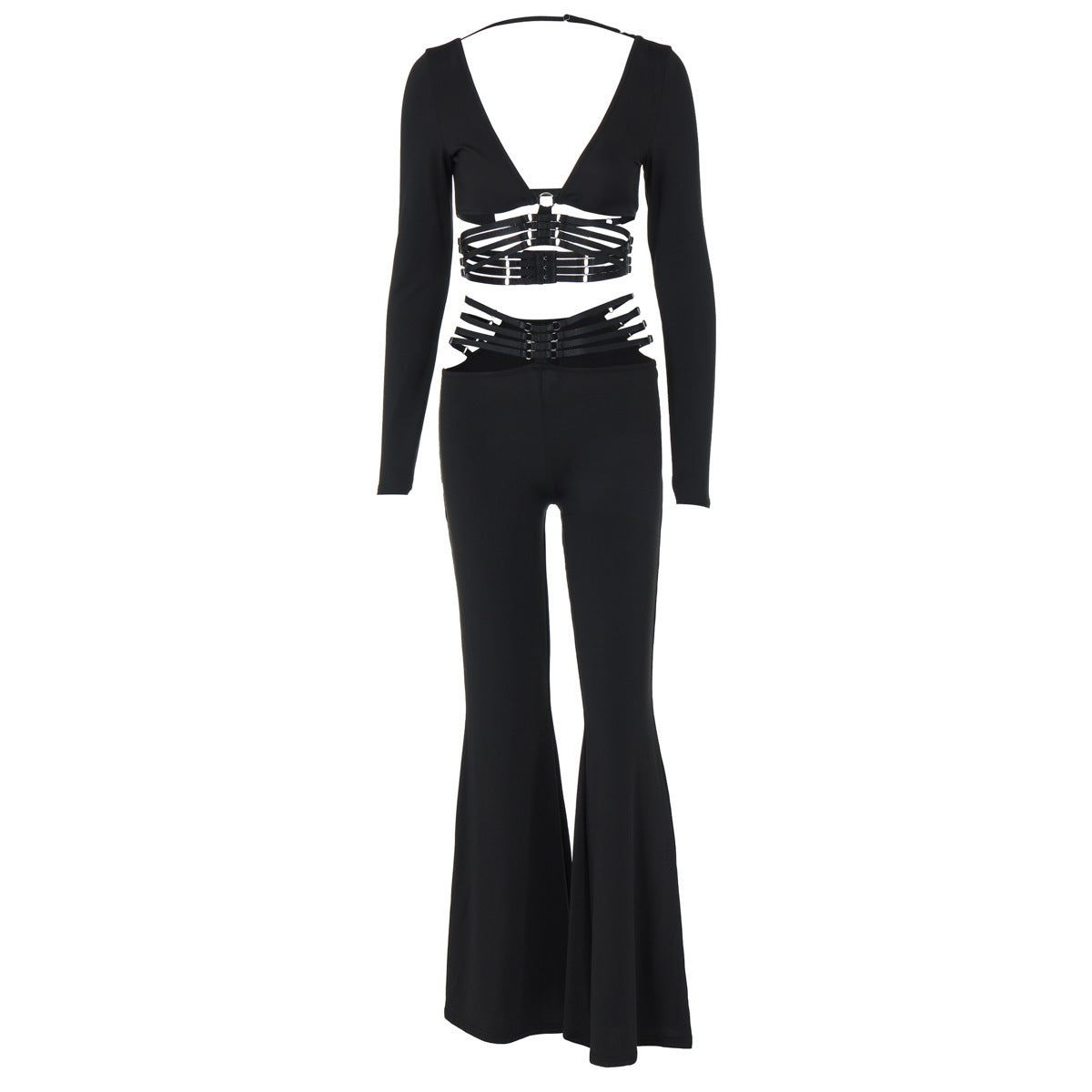 Party Women's Sexy Solid Color Spandex Polyester Pants Sets Pants Sets