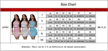 Holiday Daily Women's Elegant Lines Spandex Skirt Sets Skirt Sets