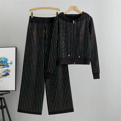 Holiday Women's Vacation Simple Style Solid Color Polyester Pants Sets Pants Sets