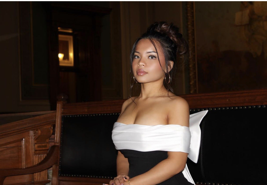 Women's Sheath Dress Streetwear Strapless Contrast Binding Sleeveless Contrast Collar Above Knee Holiday Daily