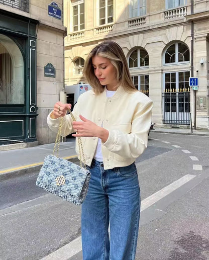 Women's Streetwear Solid Color Single Breasted Coat Casual Jacket