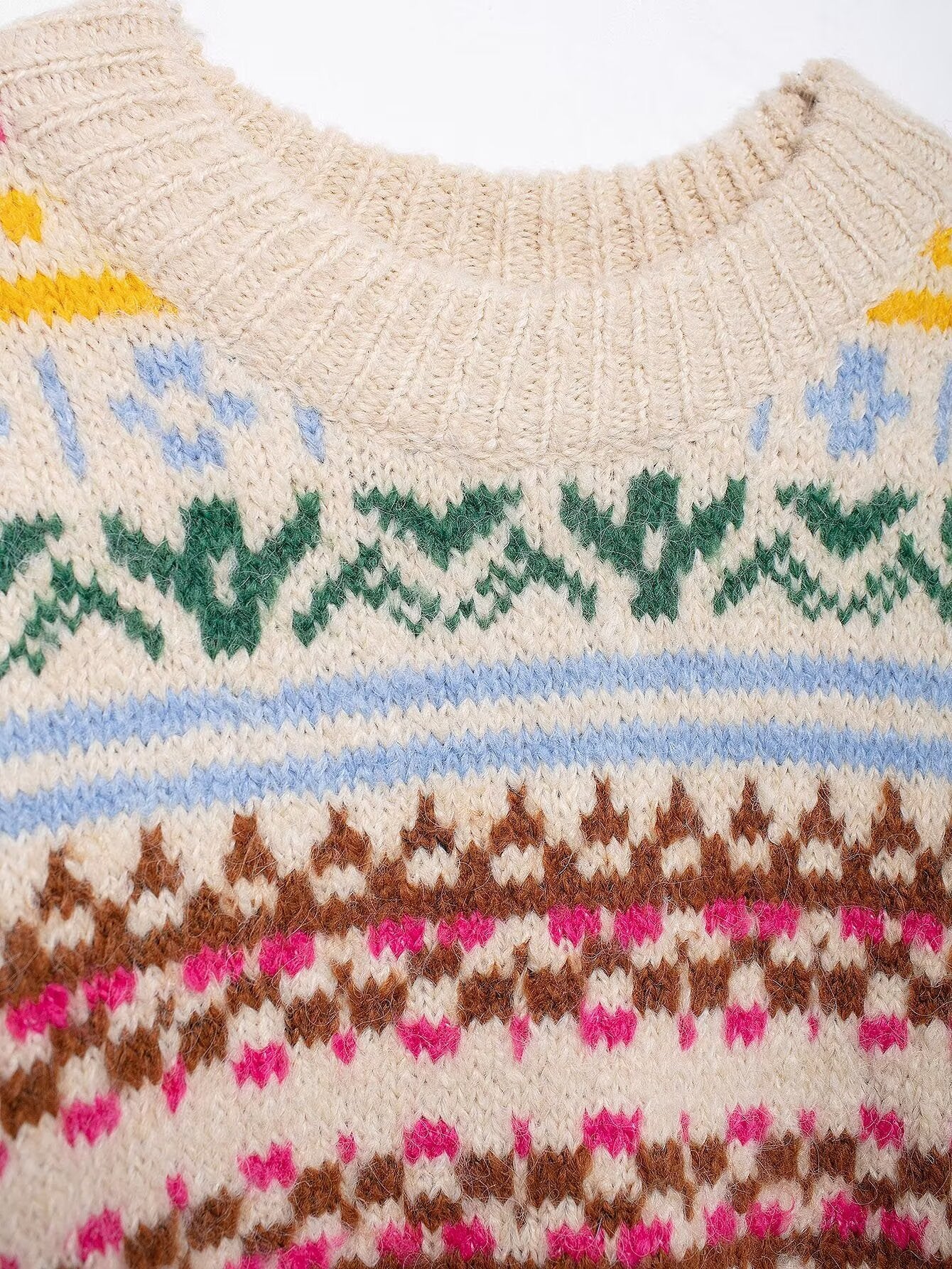 Women's Sweater Long Sleeve Sweaters & Cardigans Streetwear Flower