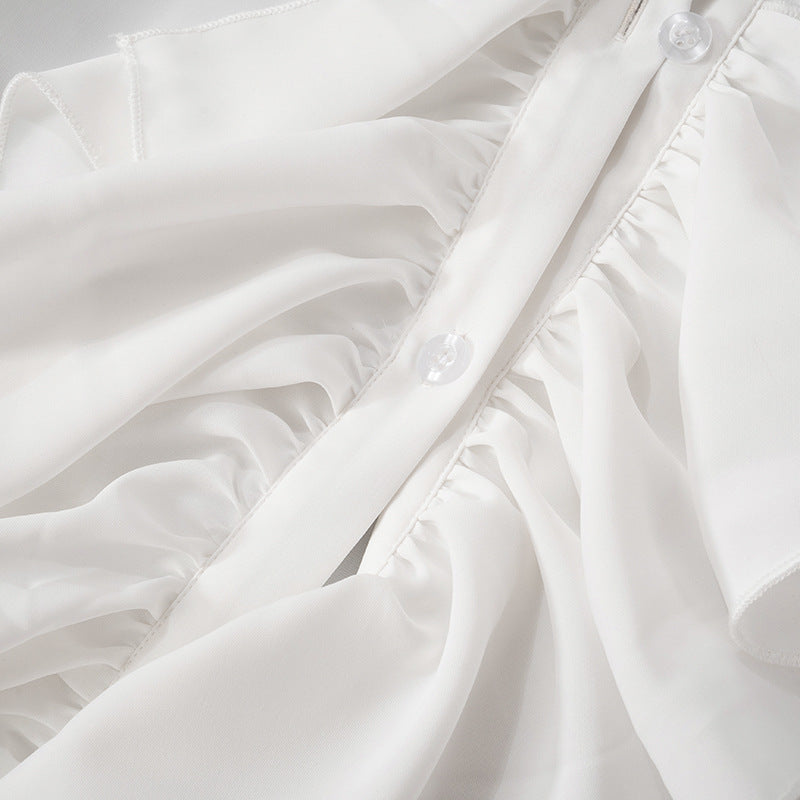 Women's Blouse Long Sleeve Blouses Vacation Simple Style Solid Color