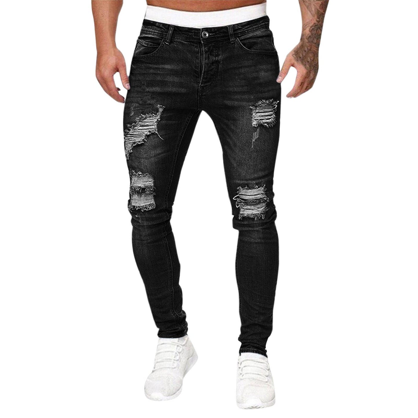 Men's Solid Color Vacation Loose Men's Bottoms