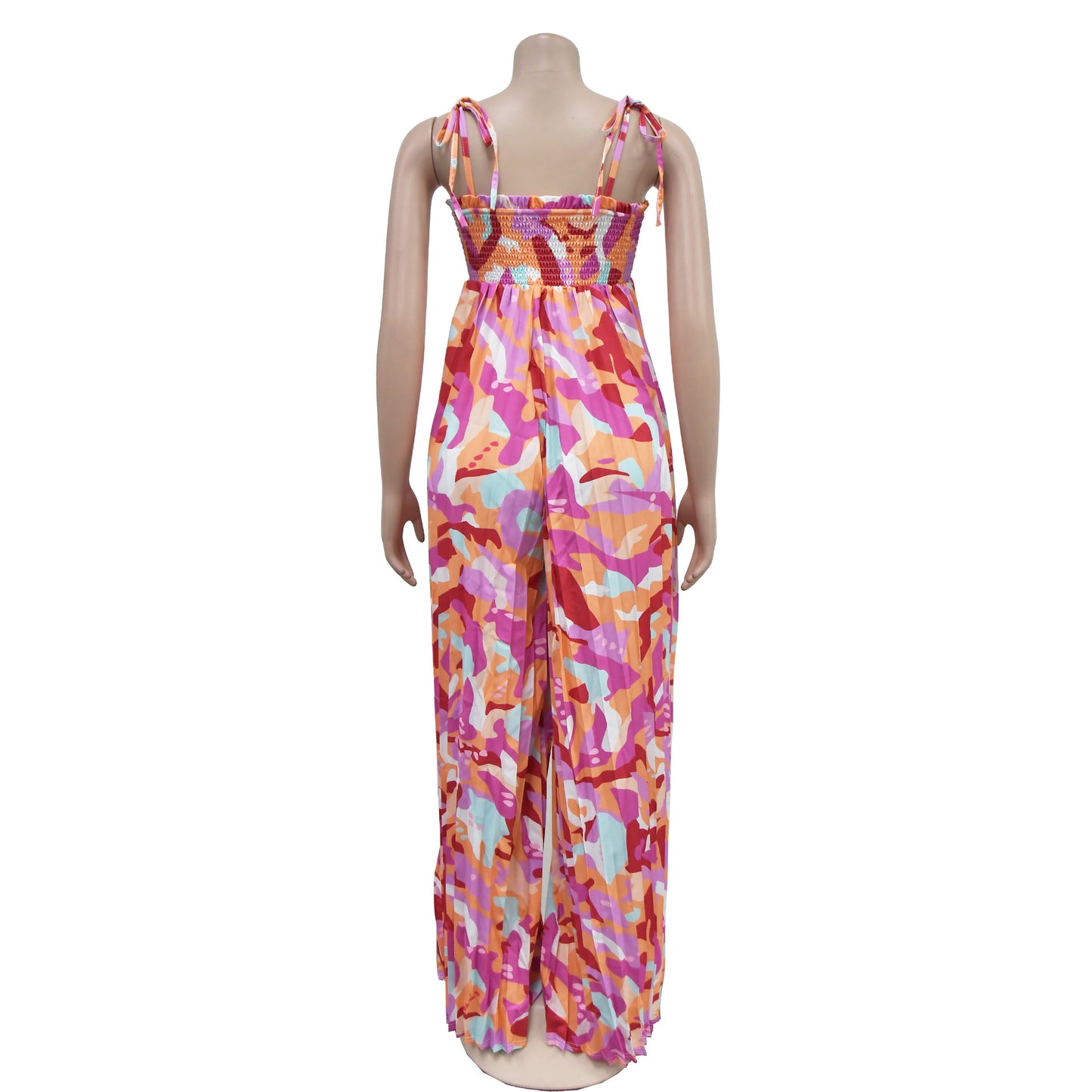 Women's Daily Casual Colorful Full Length Jumpsuits