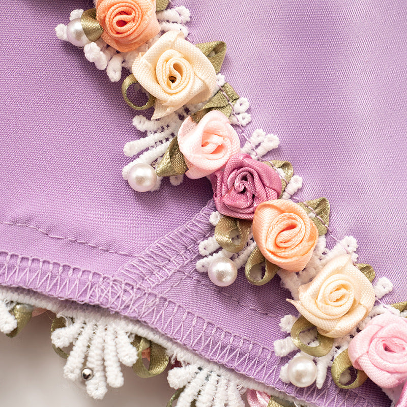 Women's Wrap Crop Top Sleeveless Tank Tops Streetwear Flower