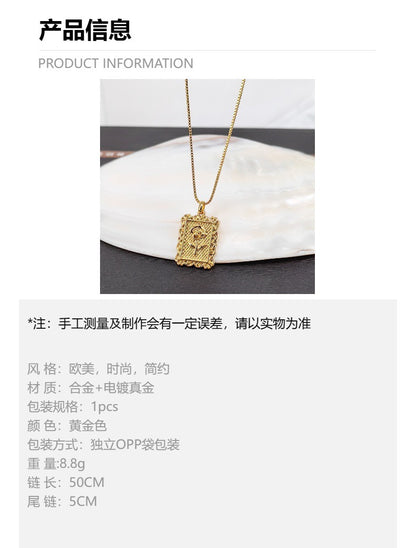 Embossed Flower Pendant Necklace