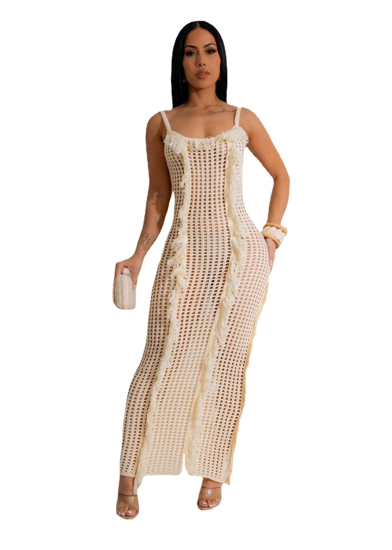 Women's Grid Elegant Sexy Cover Ups