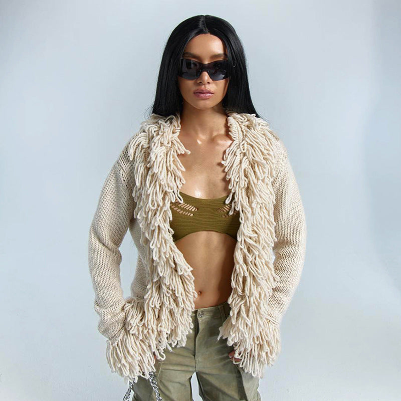 Women's Cardigan Long Sleeve Sweaters & Cardigans Simple Style Solid Color