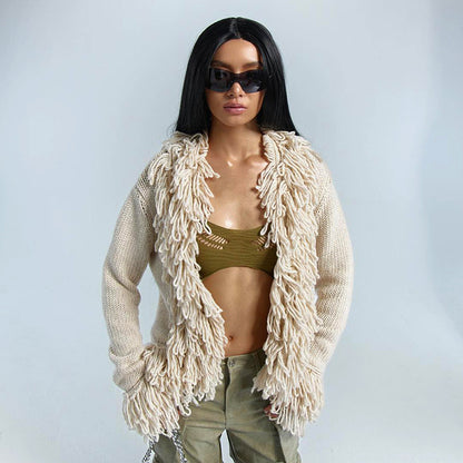 Women's Cardigan Long Sleeve Sweaters & Cardigans Simple Style Solid Color
