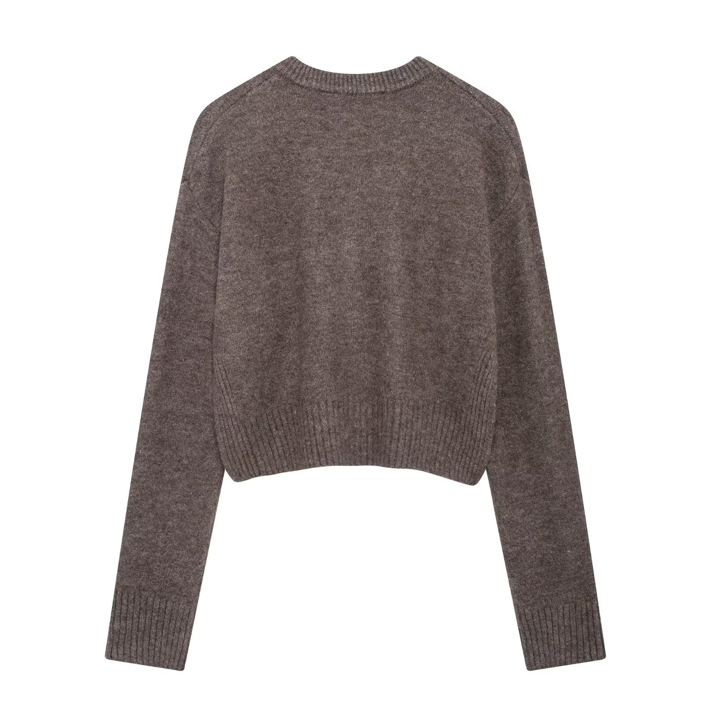 Women's Cardigan Long Sleeve Sweaters & Cardigans Vacation Simple Style Solid Color