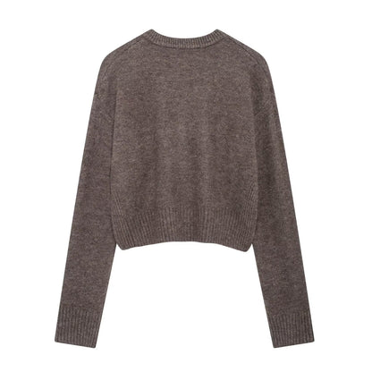 Women's Cardigan Long Sleeve Sweaters & Cardigans Vacation Simple Style Solid Color