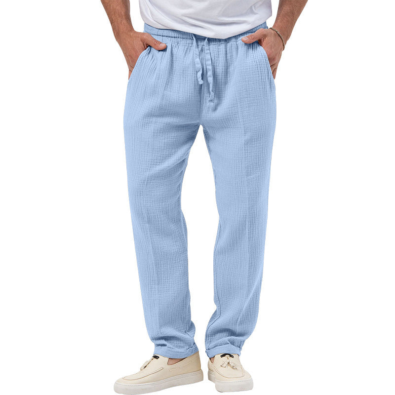 Men's Solid Color Simple Style Regular Fit Men's Bottoms