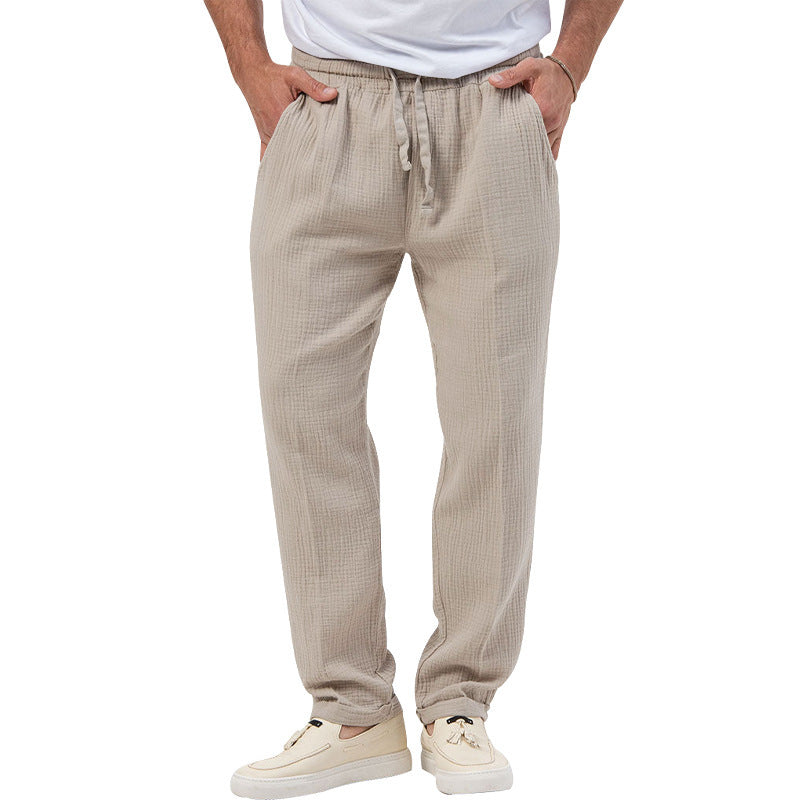 Men's Solid Color Simple Style Regular Fit Men's Bottoms